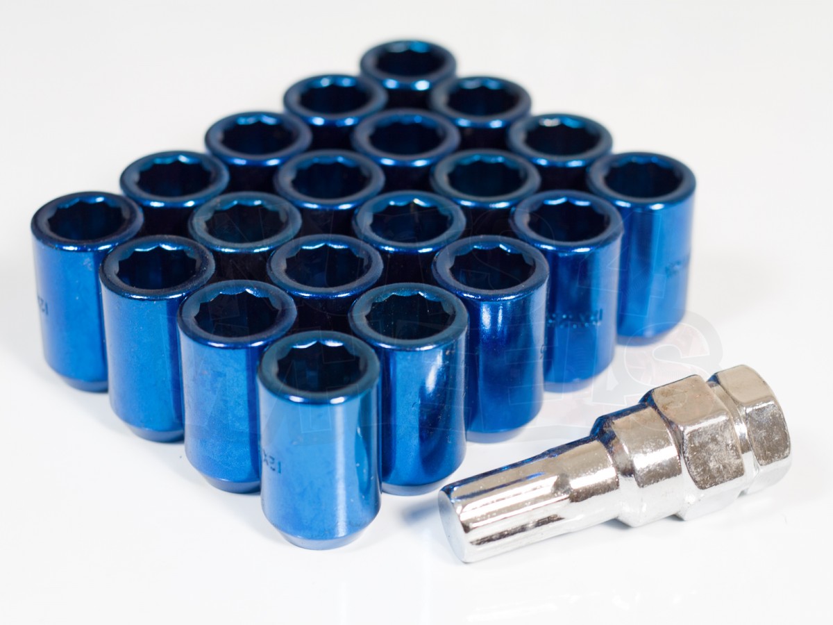 M12x1.5 Blue Tuner Nuts 60 Degree Taper